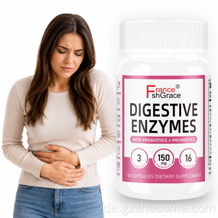 Shecome Verdauungsenzyme-Ergänzung mit mehreren Enzymen